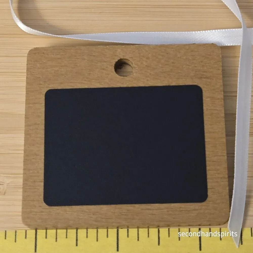 Longaberger Basket Sm Black Board Wood Tie On 51974